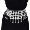 Hiphop Mode Metalen Taille Riem Minimalistische Strand Lichaamsketting Veelzijdige Ketting voor het Verbeteren van Outfits