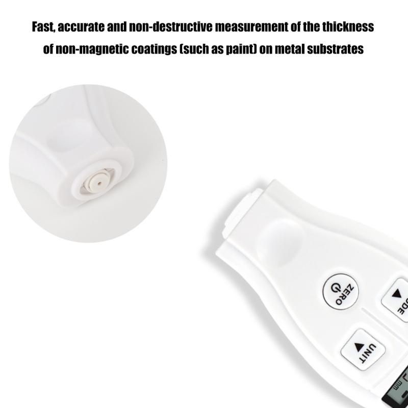 Professional Vehicle Paint Depth Meter Gauge Car Coating Thickness Measurement Tool For Auto Body Inspection Easy To Use
