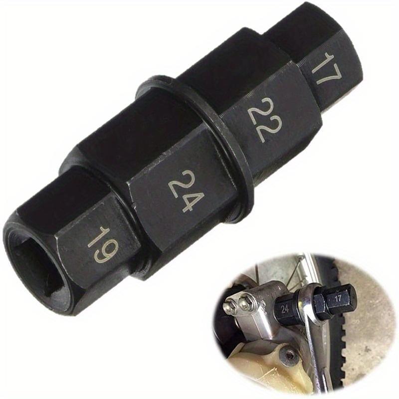 

1 шт. 17 19 22 24 мм ось переднего и заднего колеса мотоцикла шестигранник 17 19 22 24 мм ось шестигранник шпиндельный привод инструмент для снятия оси мотоцикла инструмент чёрный