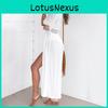 Stylish Women's Lace Crochet Bikini Beachwear Cover Up Dress For Summer Fun