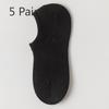 5 Paar Damen Kleine Frische Atmungsaktive Reiner Baumwolle Knochenlose Rutschfeste Unsichtbare Socken