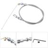 36" Throttle Gas Cable Kit Stainless Steel Braided For 97-07 Chevrolet/Chevy LS1 Engine 4.8L 5.3L 5.7L 6.0L Silver