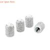 Y4UA General Twinkle Tire Valves Stem Caps Metal Tire Valves Stem Covers Dustproof Tire Caps Car Accessories for Car & Bikes