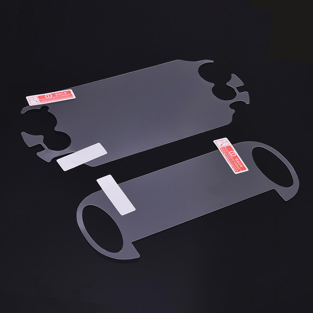 

Защитная накладка на экран игровой приставки, пыленепроницаемая, устойчивая к царапинам, защитная пленка HD для Sony PSVitas PSV, передняя и задняя крышка