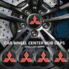 4Pcs Car Emblem Wheel Hub Center Cap Sticker Rim Badge Cover For Eclipse Lancer Outlander Pajero ASX Colt I200 Delica