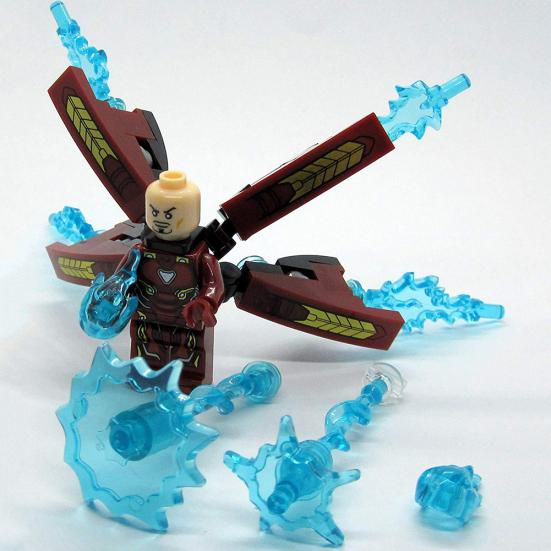 2 Zoll DIY Iron Man Avenger Superheld Bausteine Funkos Spielzeug Sammlerstück