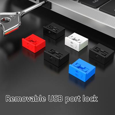 2ks/10ks Záslepky USB portů Zabezpečení dat pro PC Laptop Notebook s prachotěsným a vlhkotěsným designem