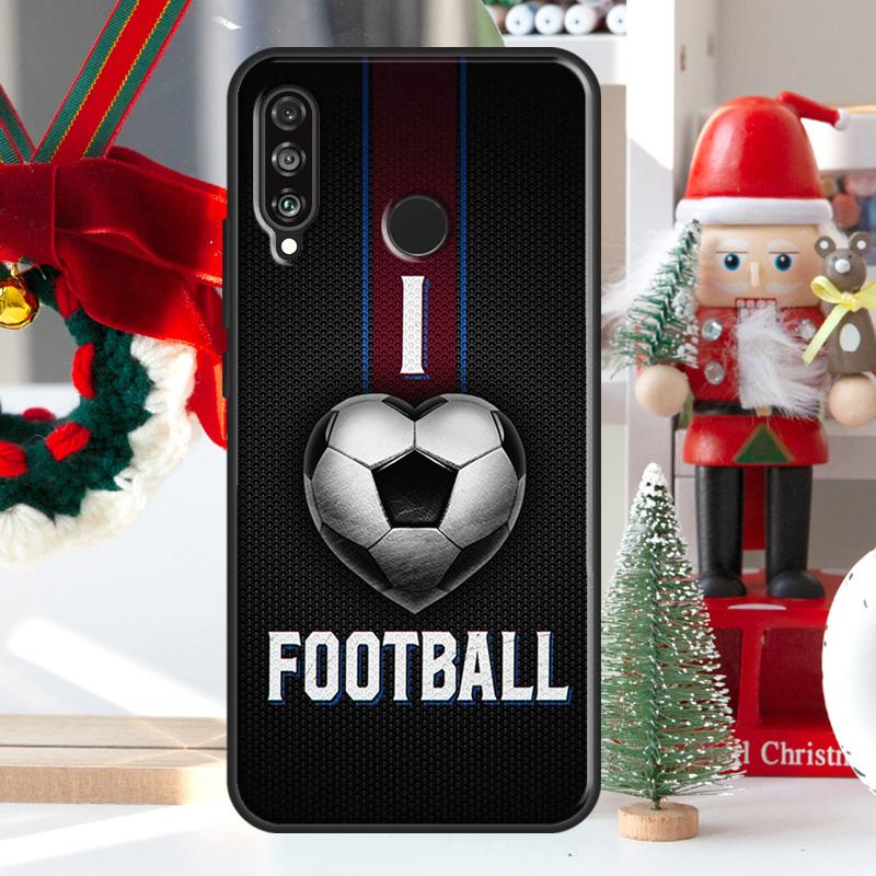 Football Soccer Ball For Huawei Nova 12i 11i 8i 12s Y73 Y72 Y61 Y91 Y90 Y70 Y60 9 10 SE P60 Pro P30 P40 Lite Case