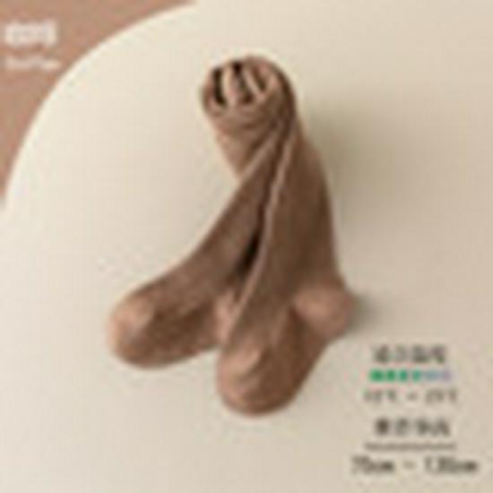 Winter Velvet Thickened Tights with Big Bow for Babies - Knit Cotton Outerwear Base Layer Tights