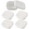 Récipient à riz extrême congelé MARNA avec plateau égouttoir pour micro-ondes, sans BPA, R498W