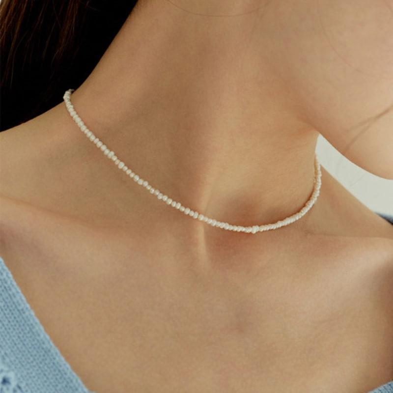 Murmur [925silver]Adorable Pearl Necklace