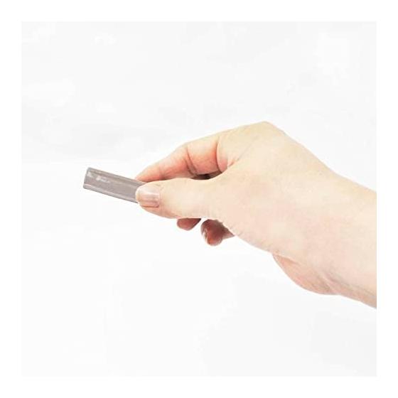 KAWAI KURABI Chopstick Rest, White Glaze, 1.2x1.2x5cm, Made in Japan, Square Translucent, Vintage Feel, Triangular Silhouette, Mino Ware
