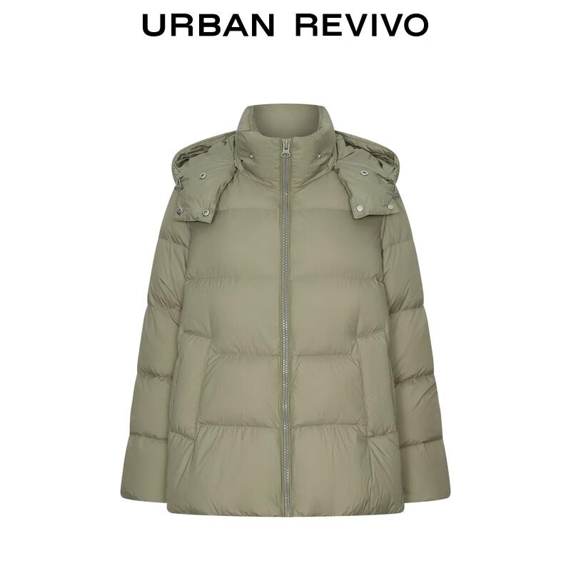 UR Women's Retro Hooded Quilted Down Jacket