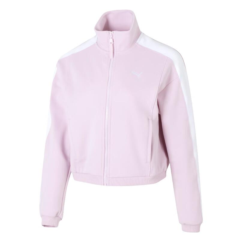 

Puma Breathable Fashion Casual Stand Collar Jacket Women jackets Pink 631311-90 S
