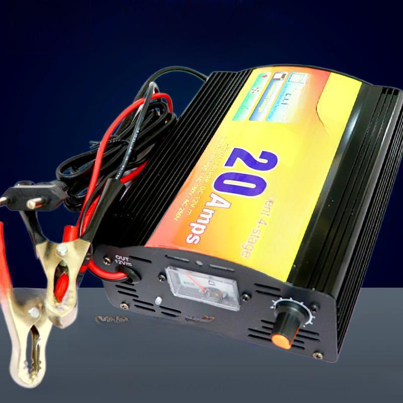 12V Automotive Battery Charger for Lead-Acid & LiFePO4, 10A/20A/30A, 14.6V Compatible