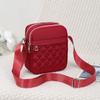 New messenger bag fashionable one shoulder messenger bag multi-layer large capacity women's small bag mother bag mobile phone