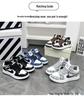 AJ Damen Air Force 1 High-Top Schwarz Weiß Panda Shadow Grey Sneaker