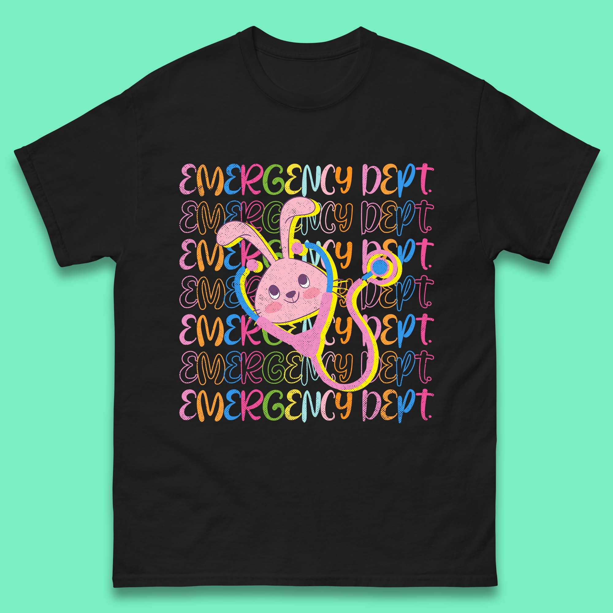 Easter Emergency Department Mens T-Shirt Womens Tops Tees 3XL