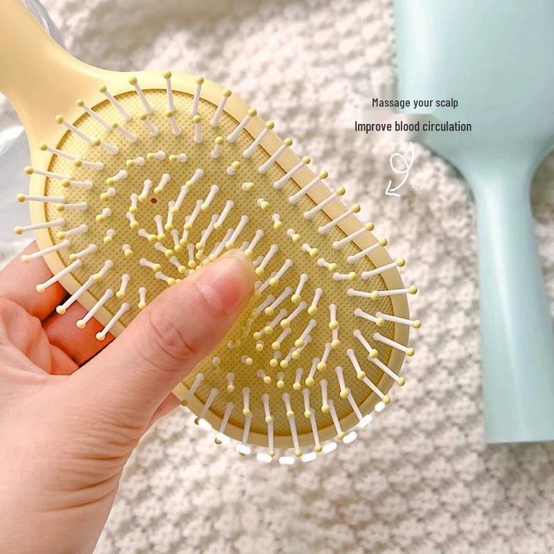 Exklusiver Macaron Girl Airbag Kamm - Haarpflege & Massage Entwirrbürste