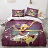 Set de lenjerie de pat Game Undertale Frisk Sans Băieți Fete Duble Queen Size Husă de pilota Față de pernă Pat Copii Adulti Textile de casaextile