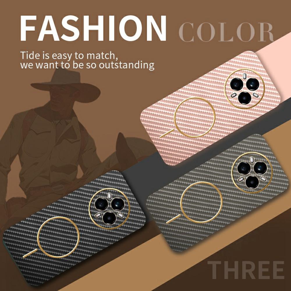 For Realme 14 Pro+ 5G Phone Case Carbon Fiber Textured Electroplated TPU Back Cover