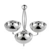 Easy to Clean Round Compartment Serving Dish with Central Support Dishwasher