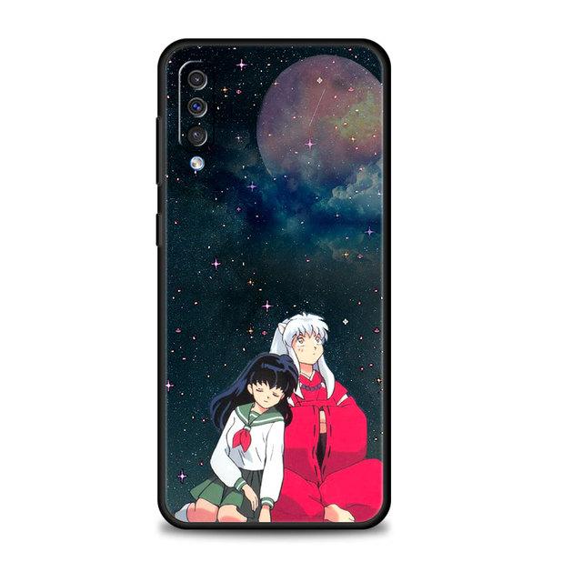 Anime drăguț Inuyasha armura moale pentru Samsung A40 A50 A70 A20s M30s A20e M31 A10 A30 A10e M12 M23 M31s M62 A10s M22 M51 Funda