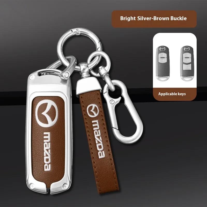 2025 Hot For Mazda Axela Atenza 3 2 6 CX3 CX5 CX30 CX8 CX9 MX5 RX7 RX8 SKYACTIV Zinc Alloy Car Key Holder Remote Protector Car K