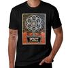 Peace Shepard Fairey Tshirt Stylish Print Short Sleeve Tee