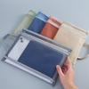 A4 Test Paper Files Bag Subject Stationery Organizer Pouch Mesh Zipper Pouch  Stationery