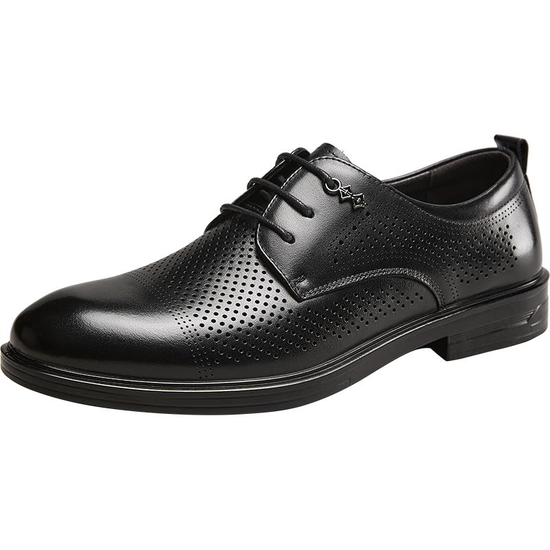 Yearsound Men s Business Formal Leather Derby Shoes 38