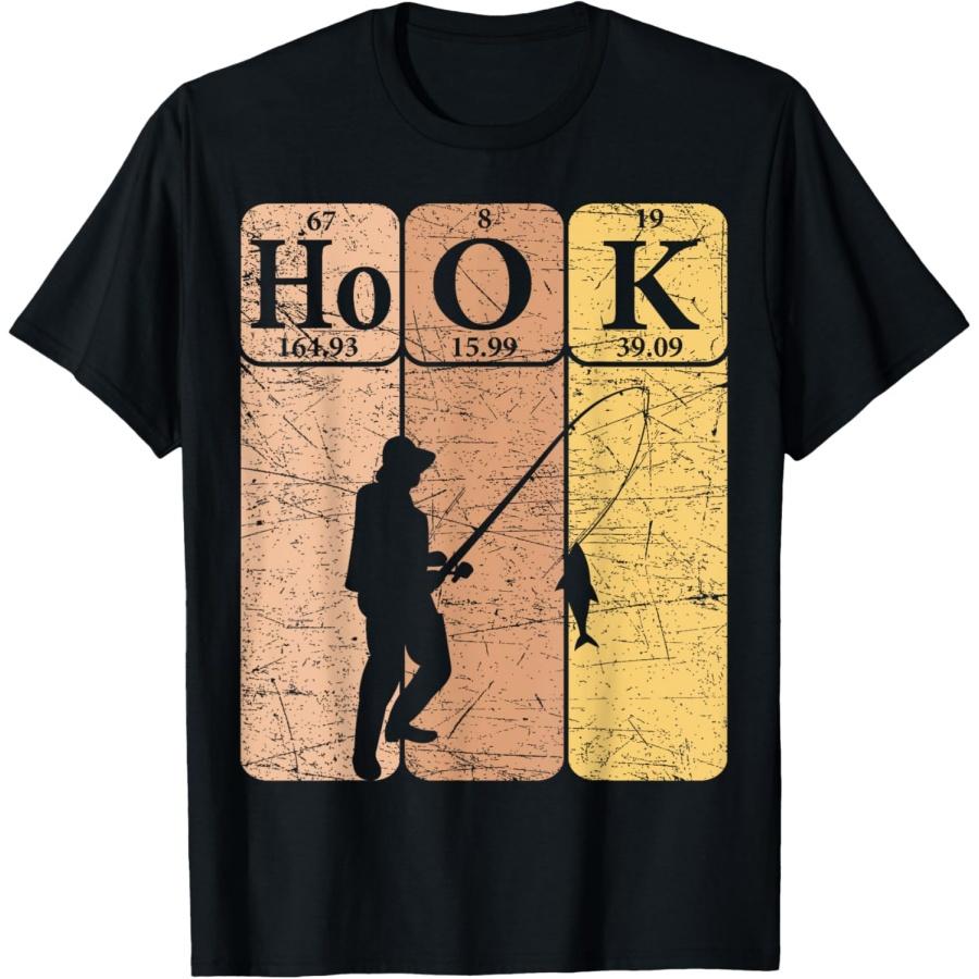 Fishing Periodic Table Elements Fisherman Nerdy T-Shirt XXXXXL чёрный