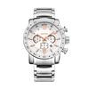 Megir Original Quarz Männer Uhr Edelstahl Business Handgelenk Uhren Uhr Männer Große Zifferblatt Wasserdicht Leucht Relogio Masculino
