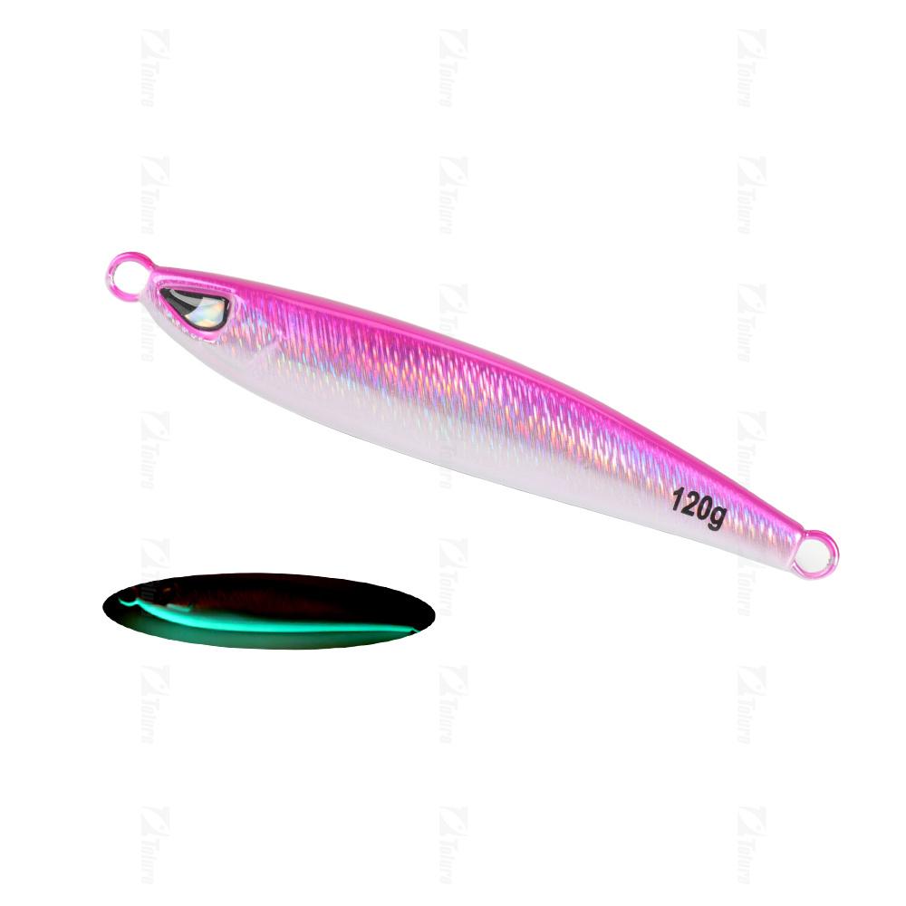 60g-120g Sardine Slider Metal Jig Lure Long Casting Fishing Jig with Slow Pitch Technique for Tuna Target Species