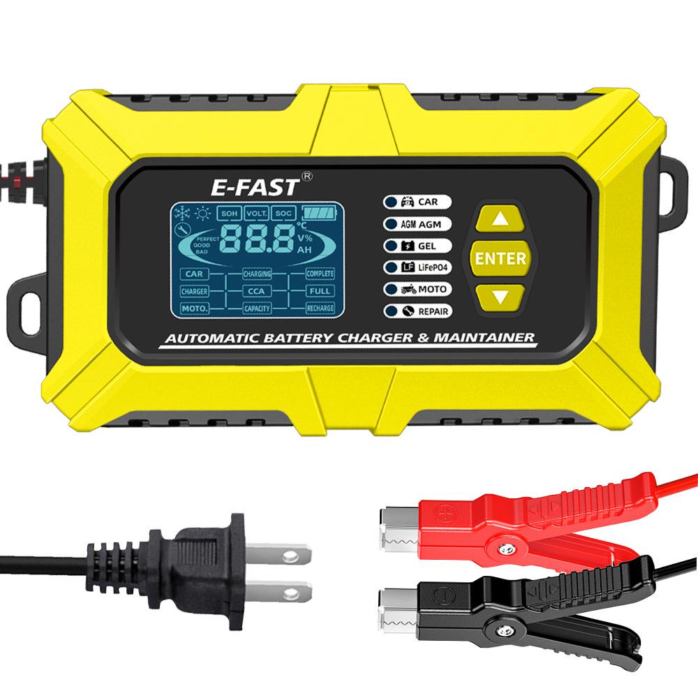E-FAST 12V 6A Smart Battery Charger & Tester Combo