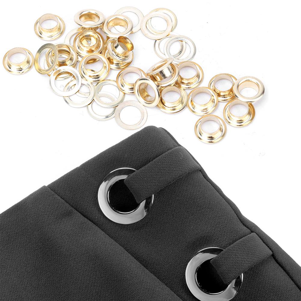 100 Pcs Brass Cloth DIY Tool Knitting Accessory Anti Rust Leather Craft Clothing Eyelet
