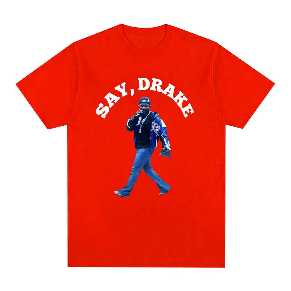 Kendrick Lamar Say Drake They Not Like Us T Shirts Men's Women Oversized Tee Cotton Streetwear Casual Loose Top