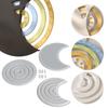 Perpetual Calendar Silicone Molds Moon Phase Molds DIY Home Decorative Date Dial Epoxy Resin Mold for DIY Crafts Home Ornaments