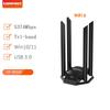 Comfast Wifi6 USB Adapter 5400/3000Mbps Gigabit E-sports Game Network Card High Speed Wifi Dongle Wifi Receiver For PC Win10/11 3