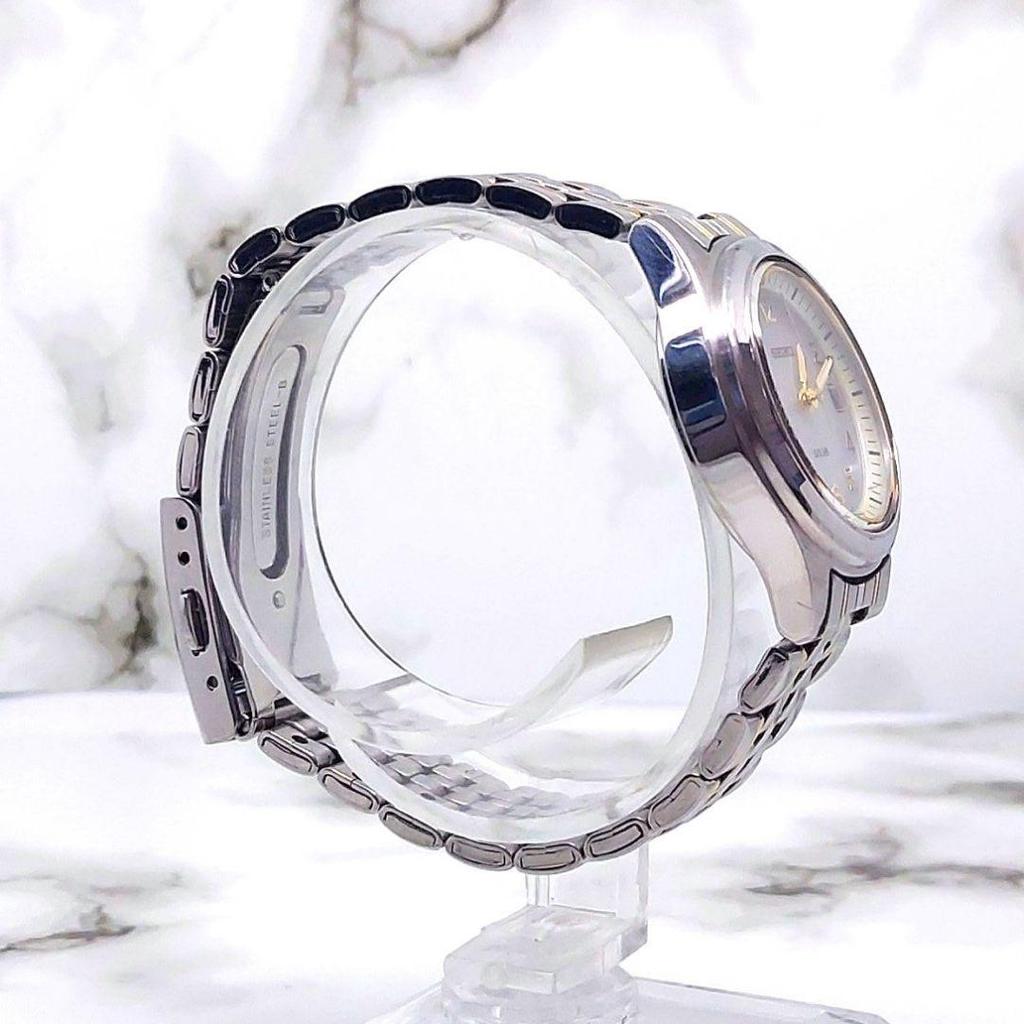 [USED] SEIKO Solar Women's Watch Shell Date