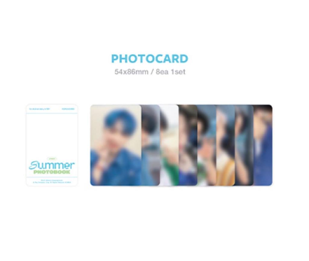 [USED] ATEEZ Trading Card Summer Photo Book 2023