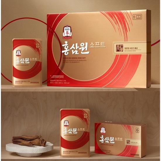 CheongKwanJang Hong Sam Won Soft Korean Red Ginseng Drink 1L x 1