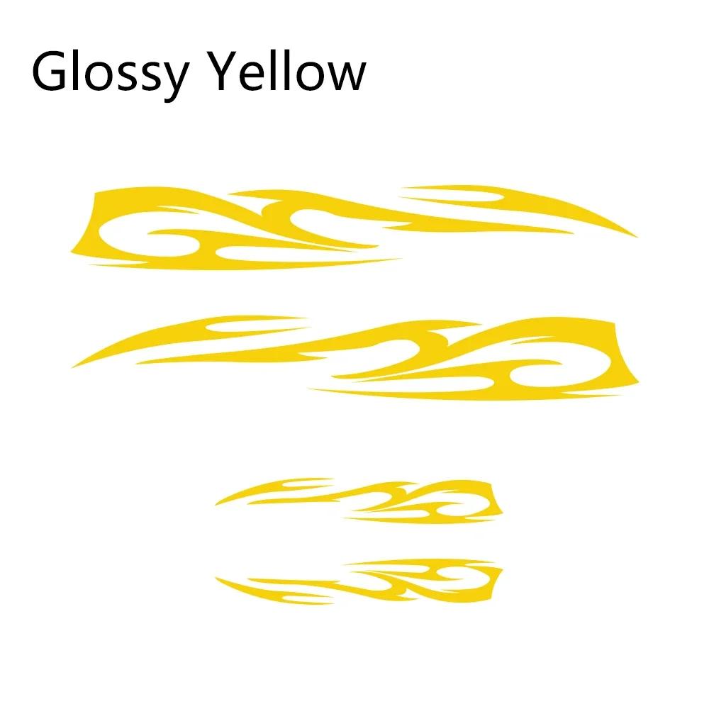 4PCS Car Door Side Stickers Hood Cover Decals Waterproof Vinyl Film Decoration Automobiles DIY Sports Styling Tuning Accessories