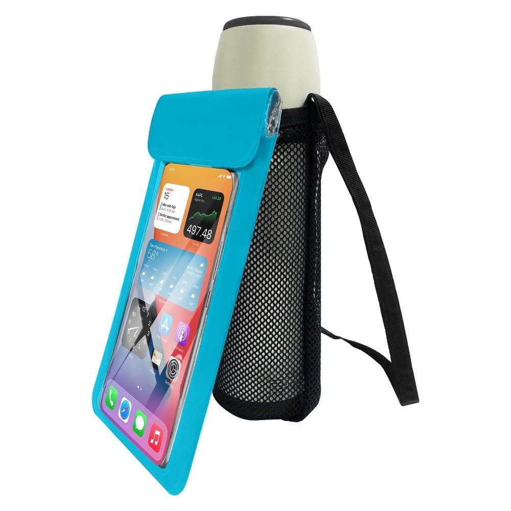 Waterproof Water Bottle Holder 2 in 1 Swimming Bag Cup Sleeve Phone Pouch  Water Splashing Festival