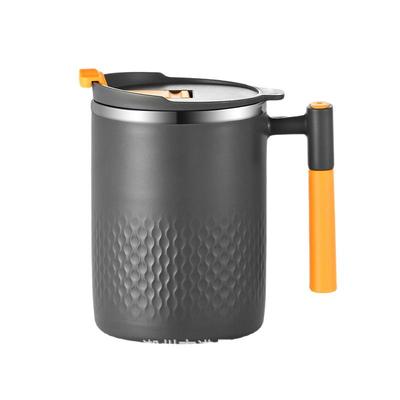 Double-Layer Stainless Steel Insulated Travel Mug with Lid - Safe for Kids and Adults