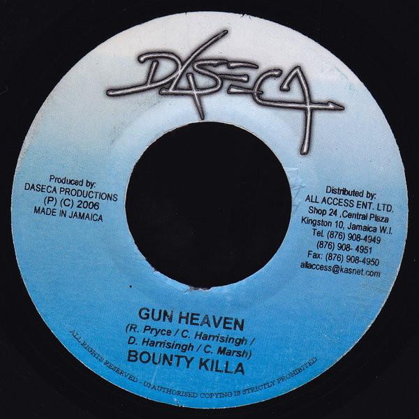 

7inch Record BOUNTY KILLER - Gun Heaven NONE Daseca 2006 Jamaica Reggae, Ska & Dub Used