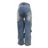 STREETRICH Fashion Detachable Buckle Irregular Jeans For Women High Waist Denim Pants Female Trendy