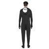 Halloween Men Skeleton Jumpsuit Costume Luminous Skull Skin Full Body Tights Suit