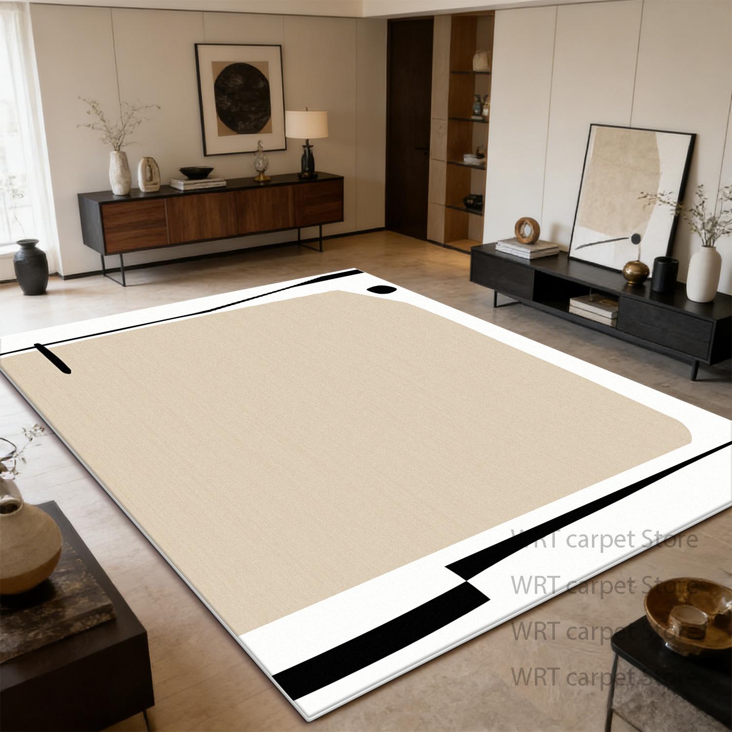 

Nordic Simple Style Large Area Living Room Carpet Decoration Home Bathroom Non-slip Rug Bedroom Bedside Plush Washable Floor Mat 60x90cm