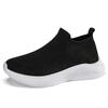 2025 New Men's and Women's Sports Shoes Popcorn Mesh Running Shoes Fly-woven Lightweight Breathable Large-size Running Shoes